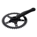Black crankset square pin 42 teeth