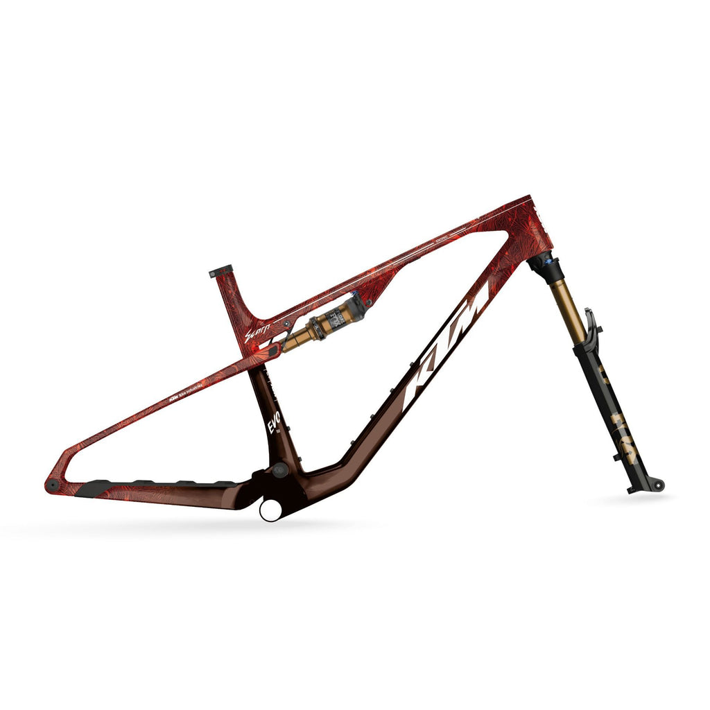 Scarp exonic mt evo 3 - Kit telaio Fox Factory 34 120 mm - Crystal Red