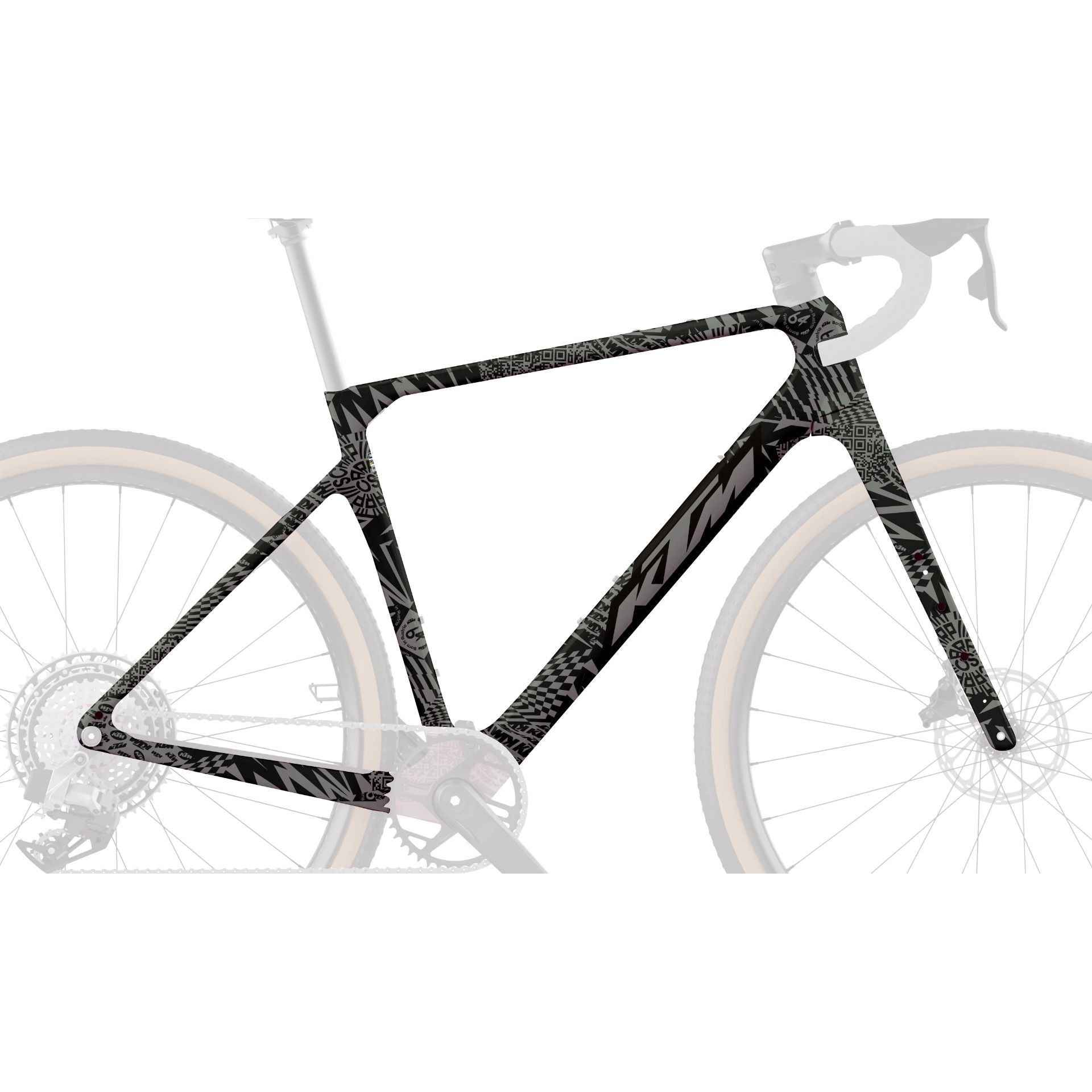 KTM FRAME+FORK KIT GRAVELATOR