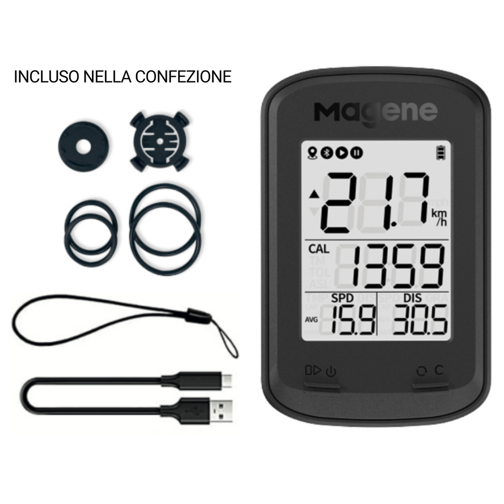 Magene - Ordinateur GPS intelligent C206 PRO