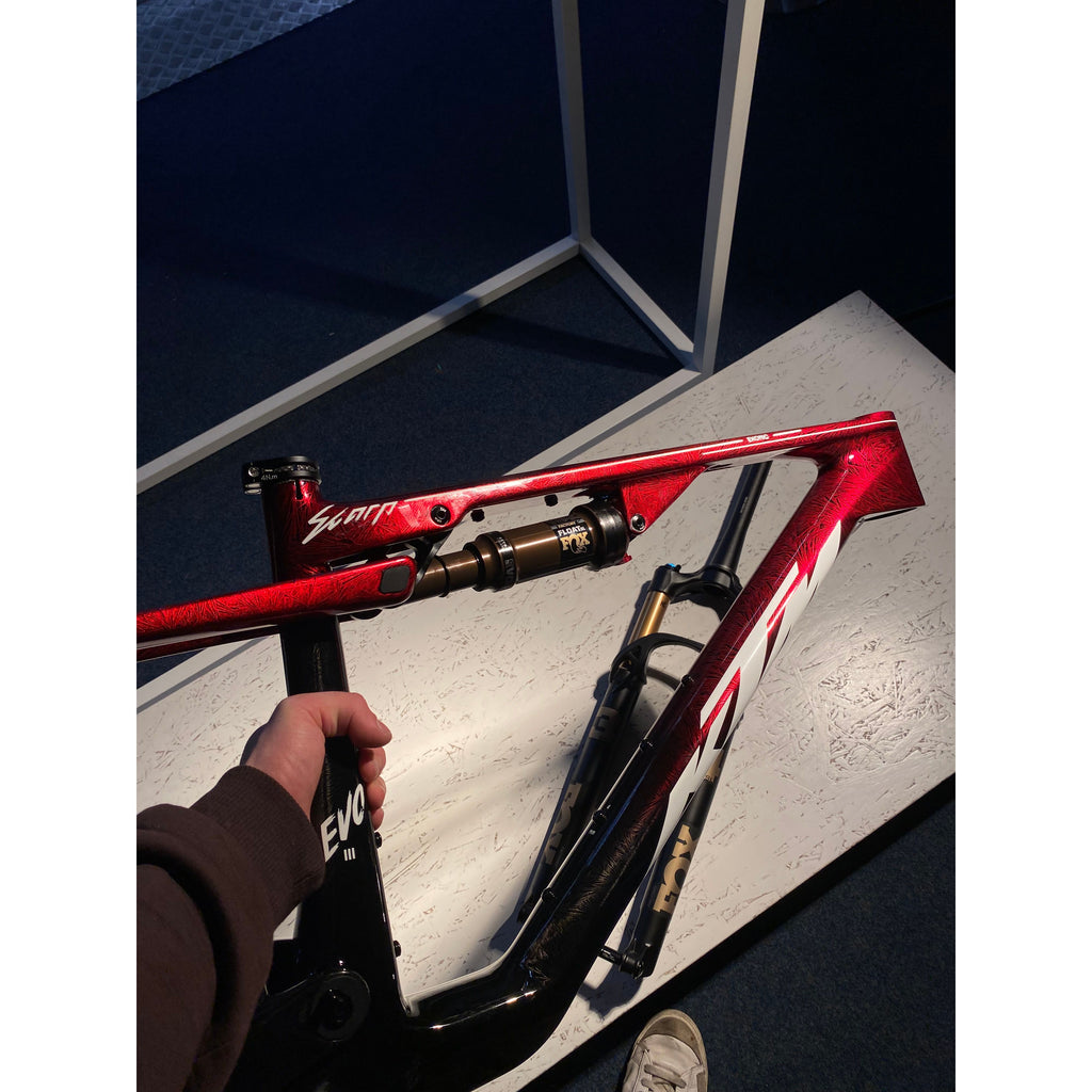 Scarp exonic mt evo 3 - Kit telaio Fox Factory 34 120 mm - Crystal Red