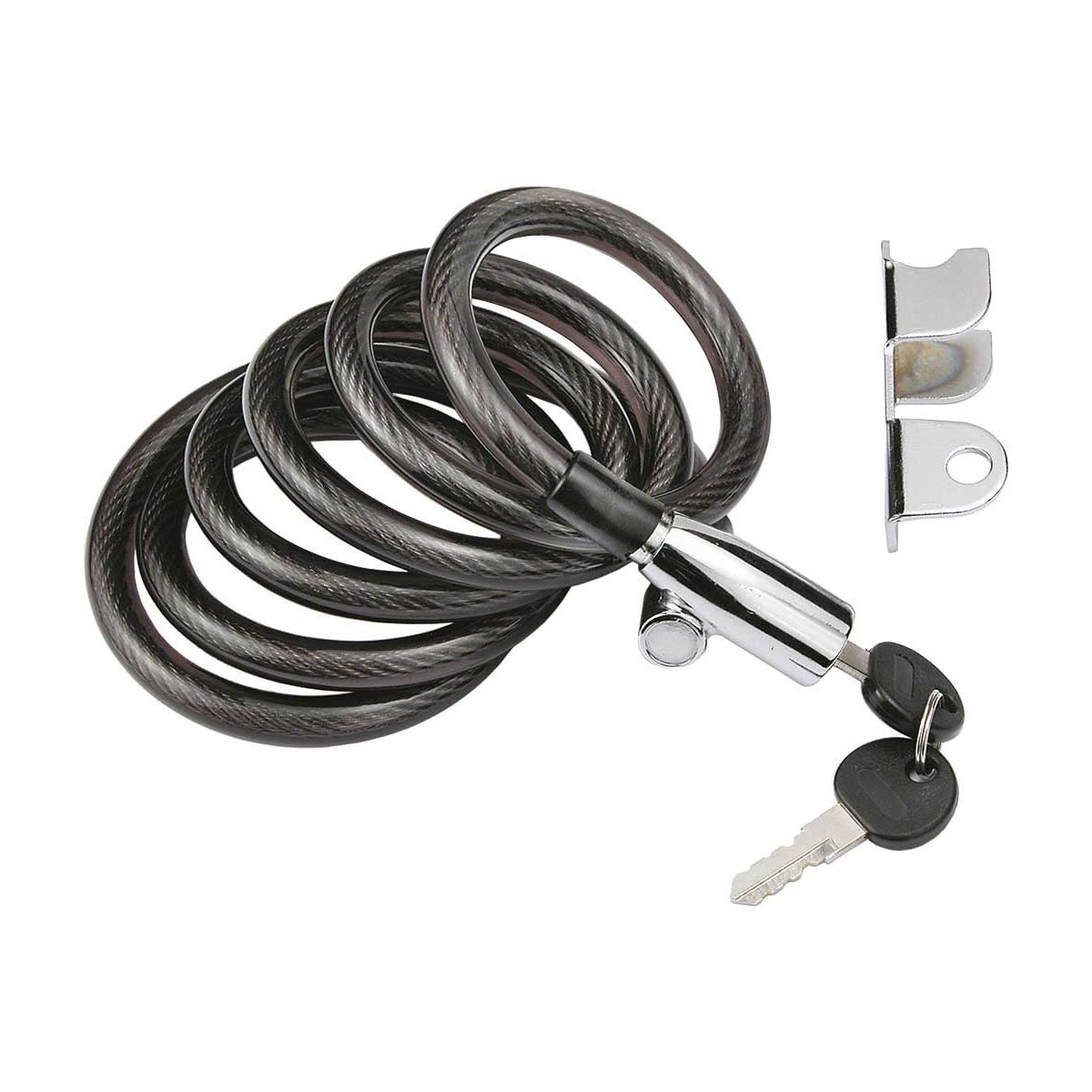 BRN Metal Spiral Padlock 150cm x 10mm 