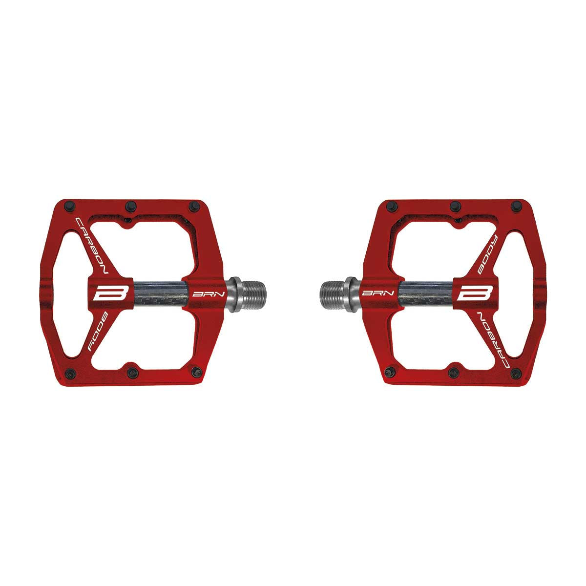 PEDALI BRN FLAT ALLOY CNC/CARBON