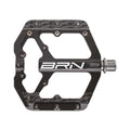 Pedali Flat BRN Mizar Alluminio CNC -Nero