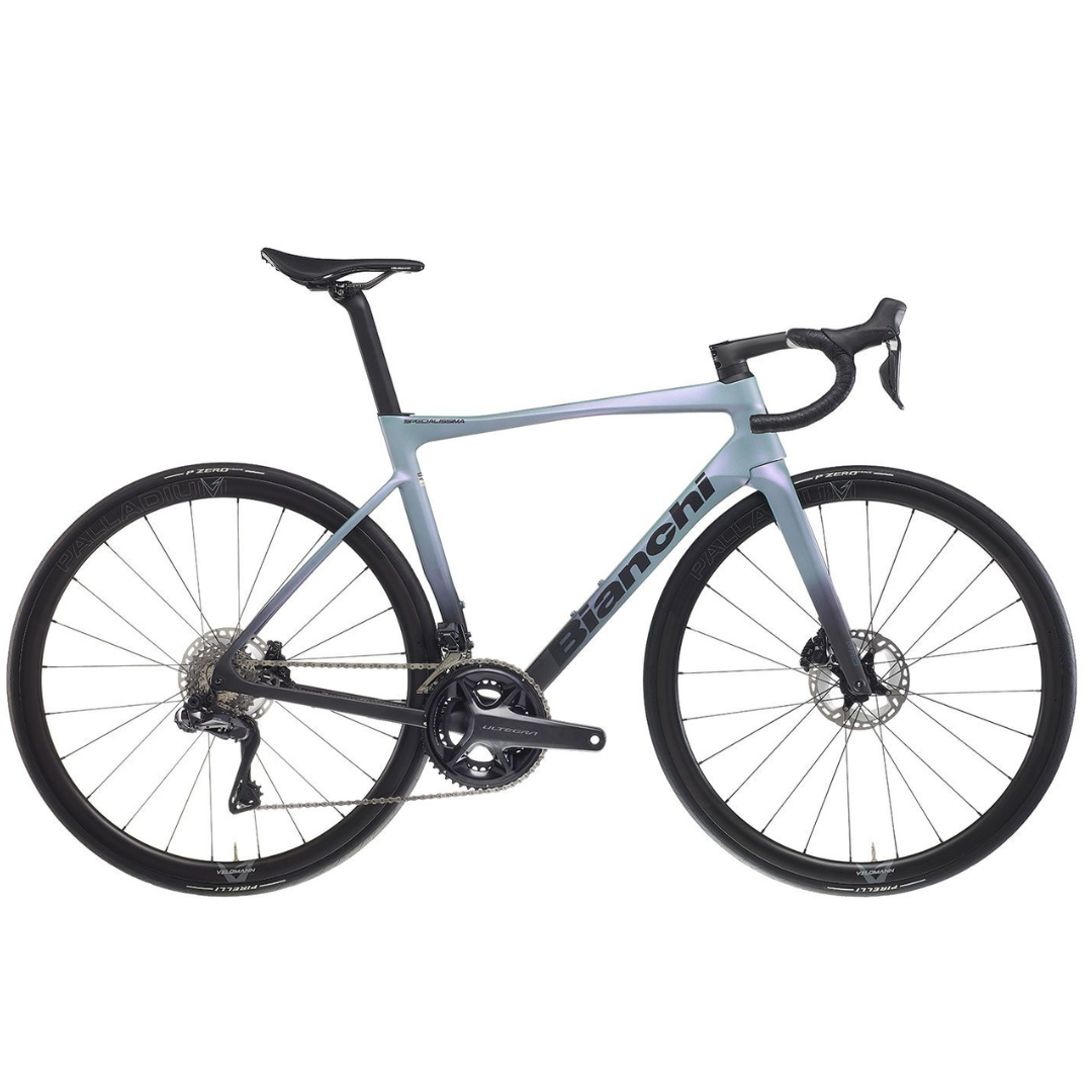 Bici da Corsa Bianchi Specialissima Pro Ultegra Di2 12v con Misuratore di Potenza 4iiii