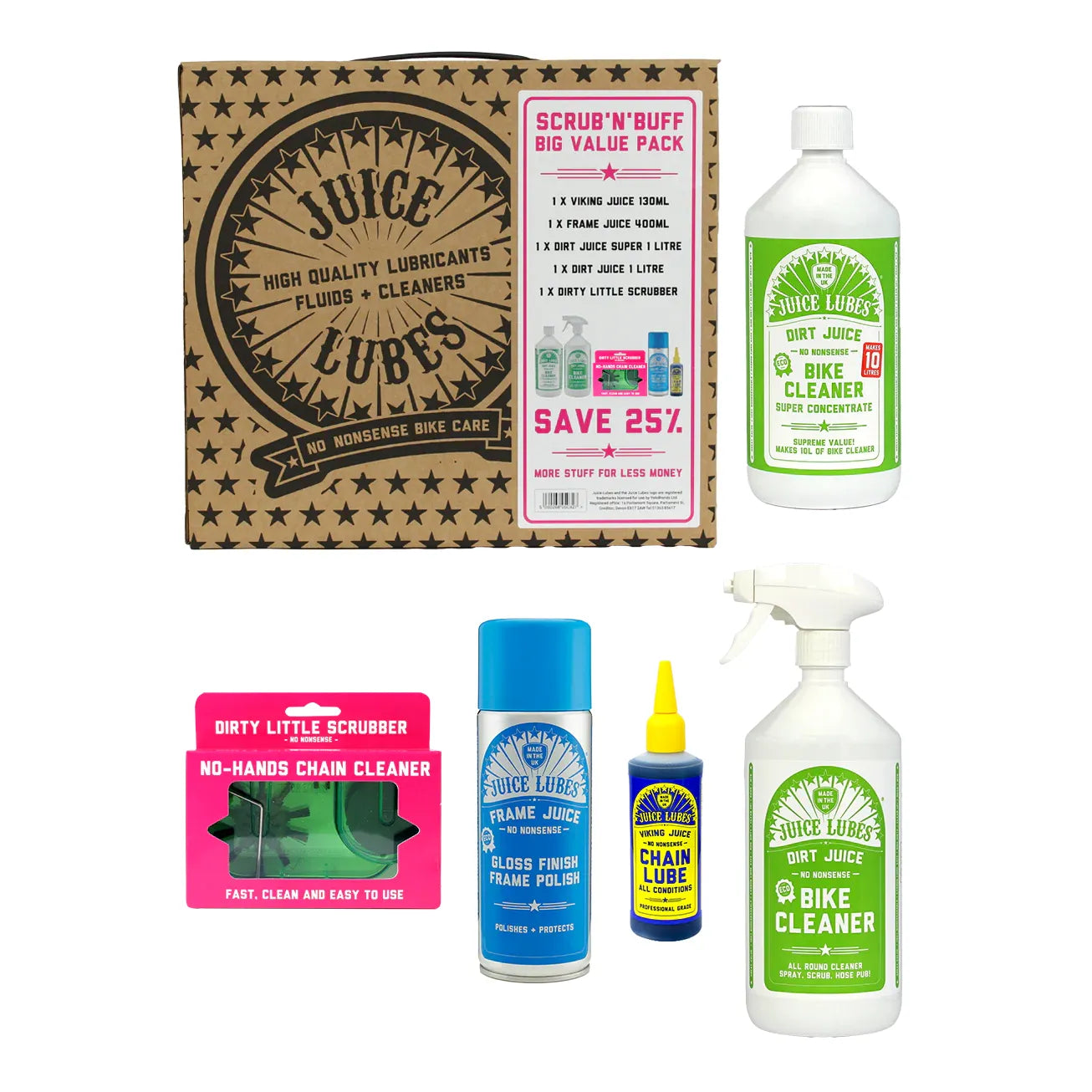 Juice Lubes Scrub &amp; Buff Pack – Mixed Bundle