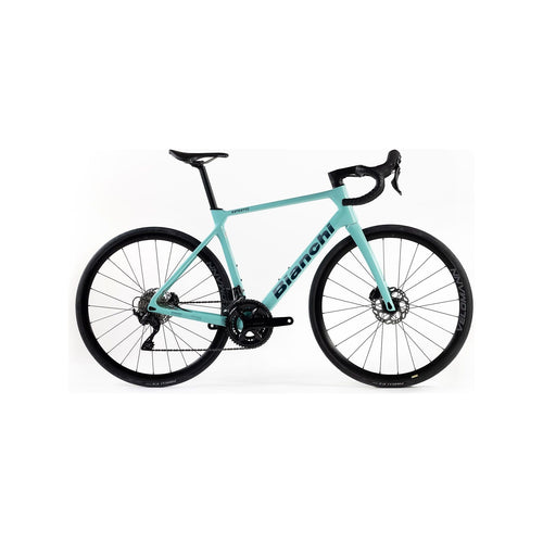 Bianchi Infinito 105 12V with Velomann Palladium carbon rims