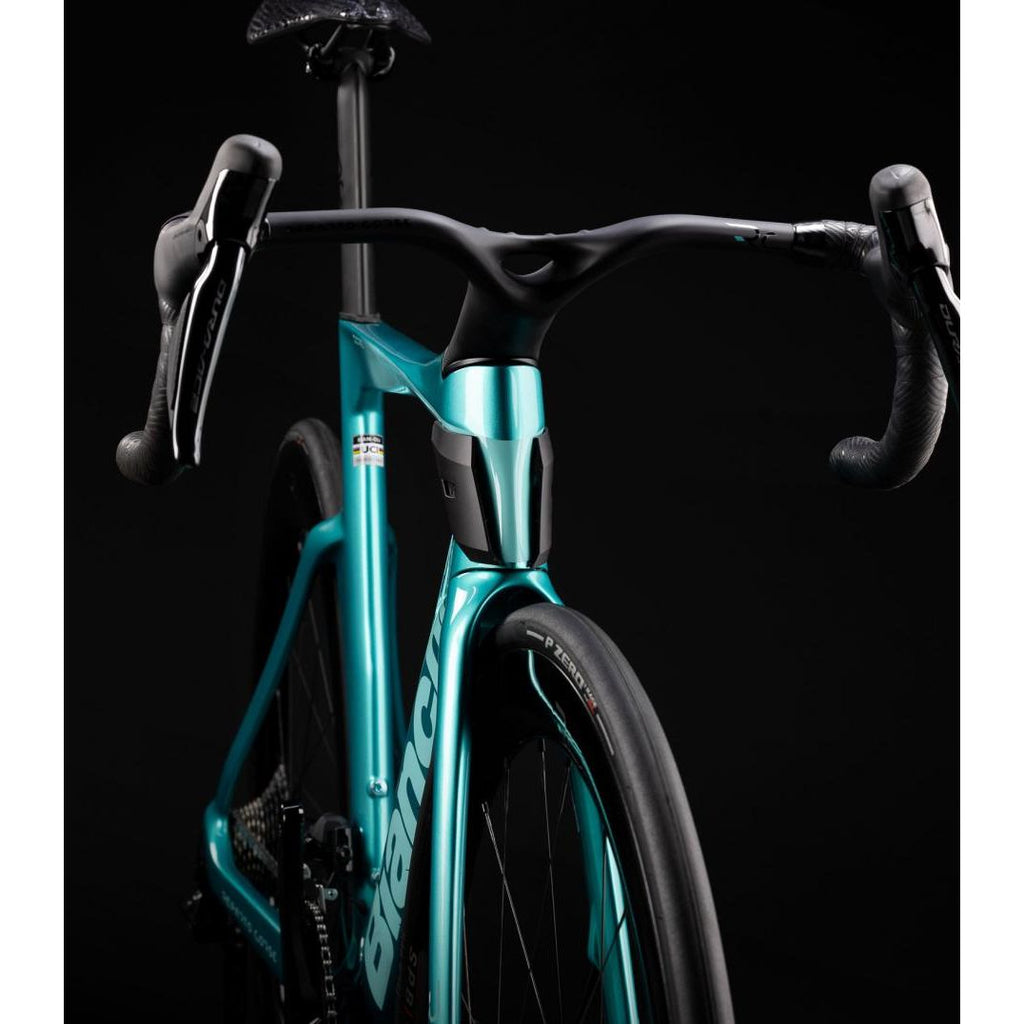 Bianchi Oltre RC DuraAce Di2 con misuratore di potenza