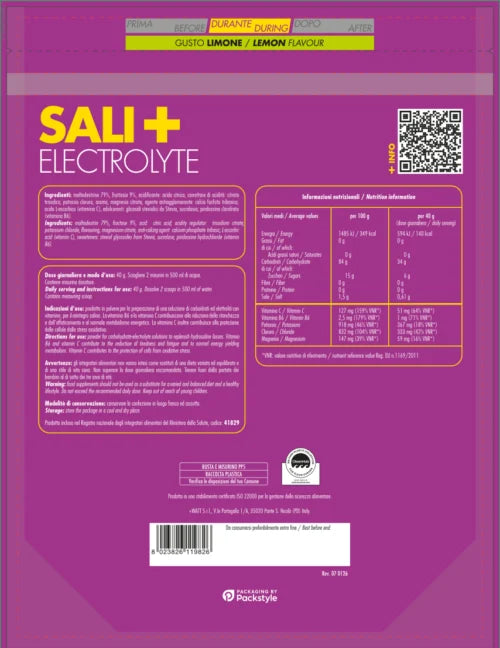 +WATT Sali+ Electrolyte Doypack 600g