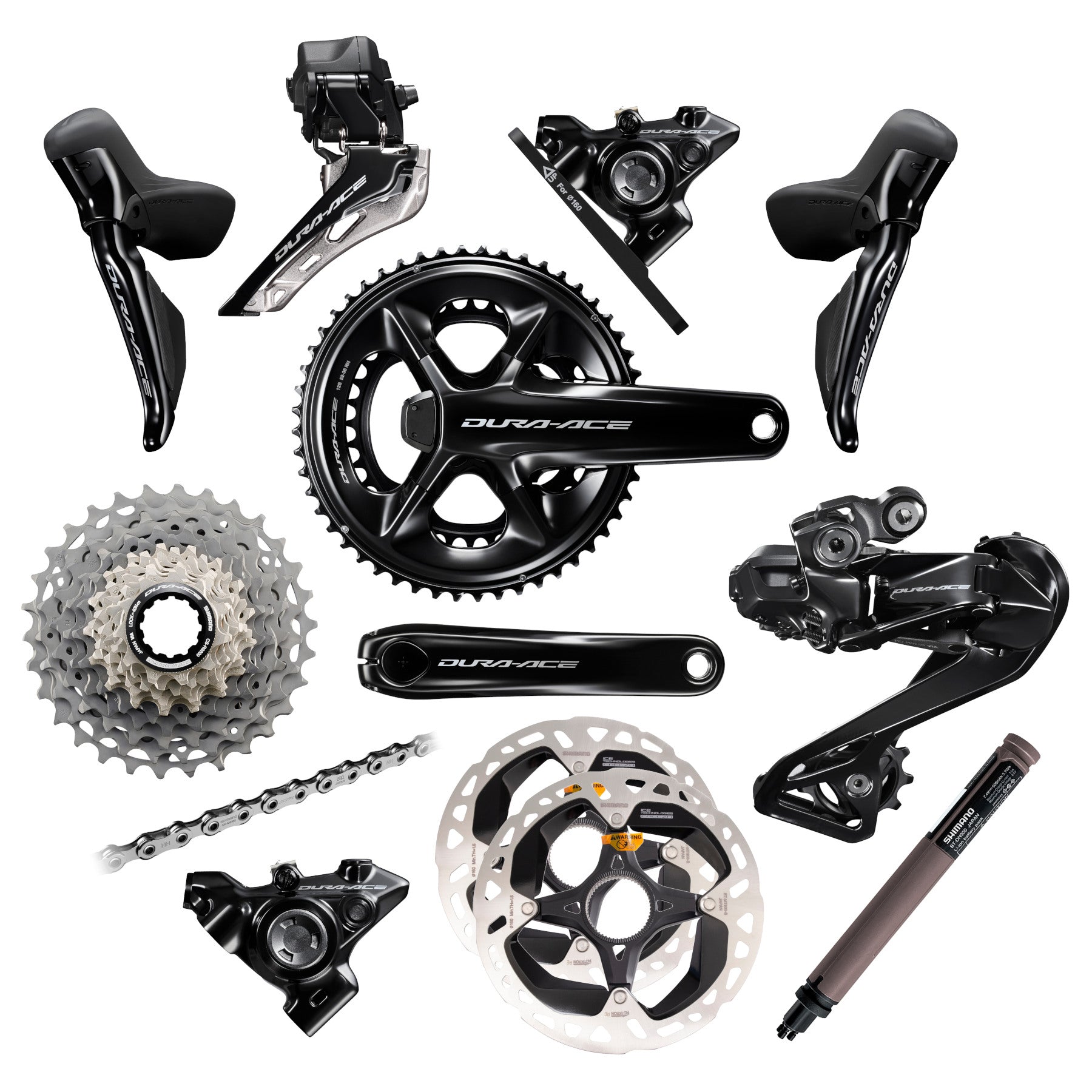 Shimano Dura-Ace Di2 Gruppo Completo con Power Meter