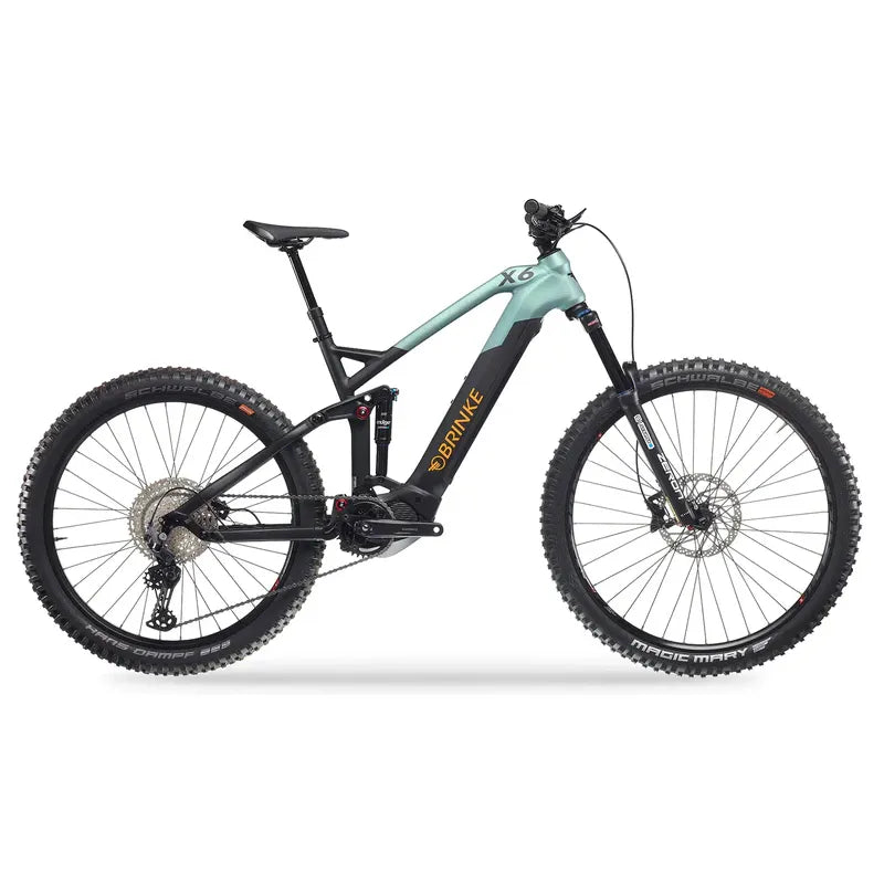 Brinke - X6S - E bike bi-ammortizzata Shimano EP8 - Taglia L