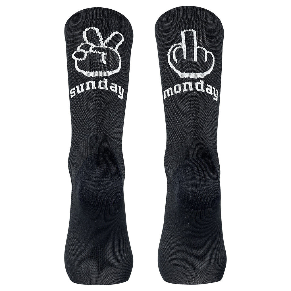 Sunday Monday cycling socks